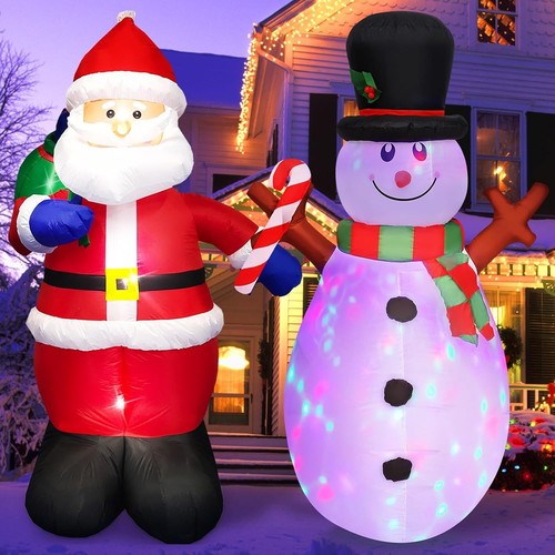 5ft christmas inflatable santa - christmas,