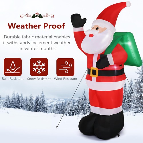 6ft christmas inflatable santa - 6ft,