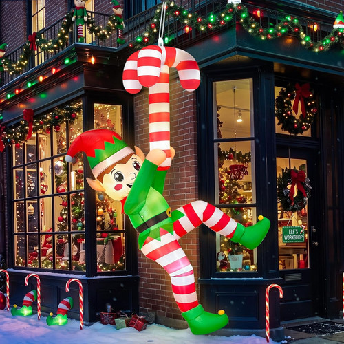 8ft inflatable christmas - inflatable,