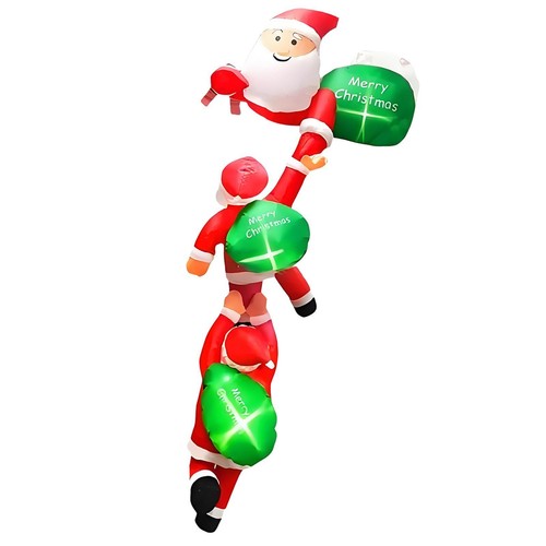 Large led inflatable santa - inflatable,