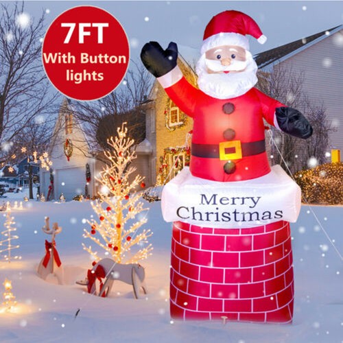 7ft inflatable santa claus - 7ft,