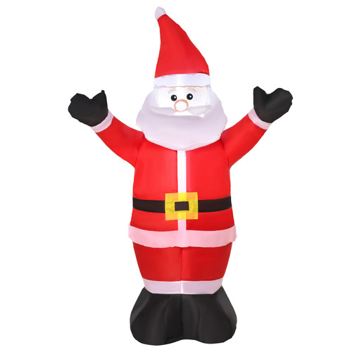 4ft inflatable christmas santa - christmas,