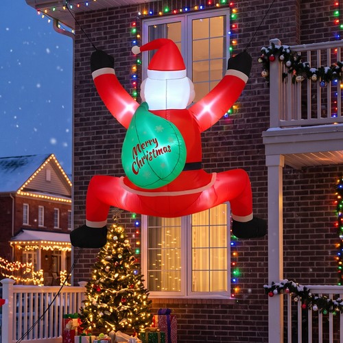 Inflatable climing santa claus - climing,