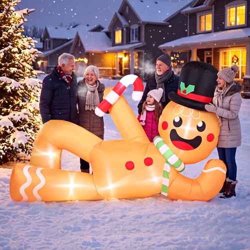 8ft christmas inflatable - 9.8ft,