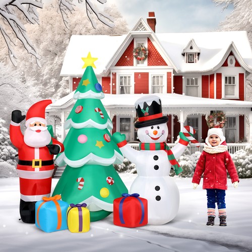 3pcs giant led - led, santa