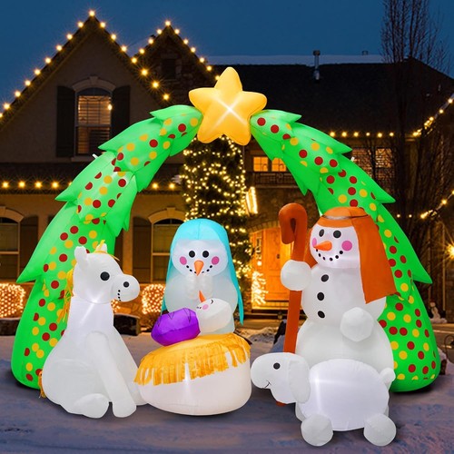 Christmas inflatables snowman - christmas,