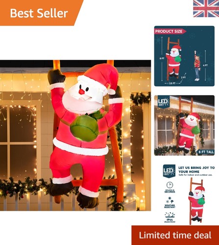 Santa inflatable - 6, ft