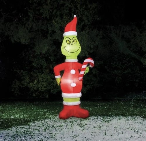 6ft grinch inflatable - grinch,