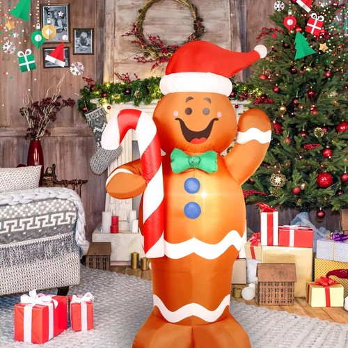 5ft inflatable gingerbread man - 5ft,