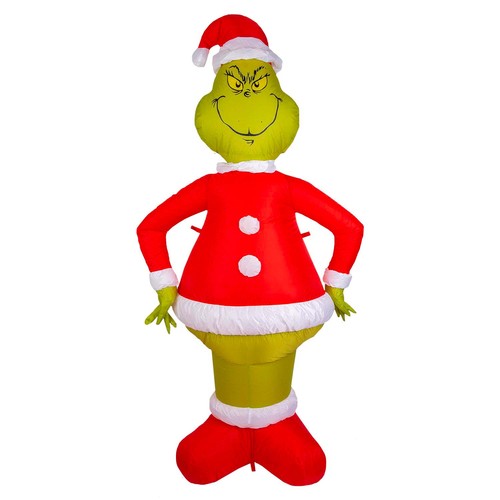 Grinch christmas inflatable - christmas,