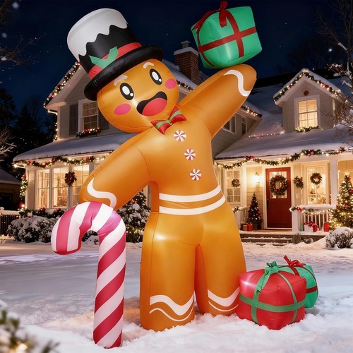 8ft christmas inflatable - 8ft,