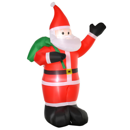 8ft christmas inflatable santa - 8ft,