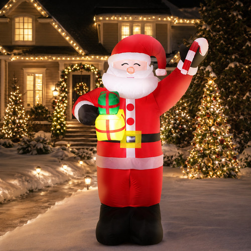 6ft christmas inflatable santa - 6ft,