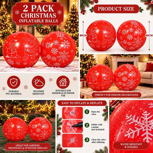 Pack 80cm giant christmas - 2,