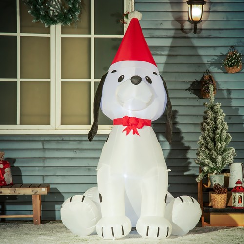 6ft inflatable christmas puppy - 6ft,