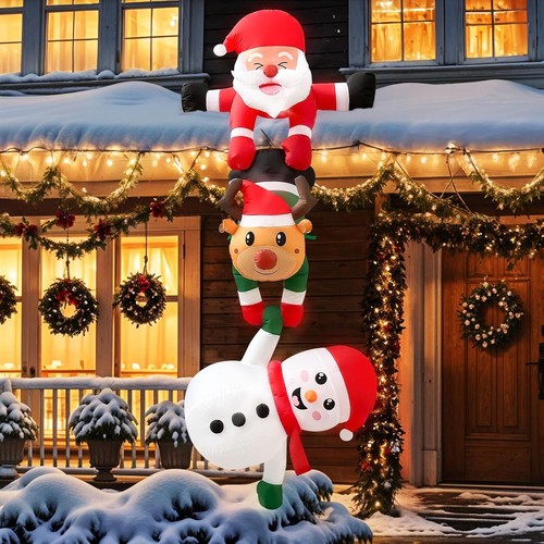 8ft christmas inflatables - christmas,