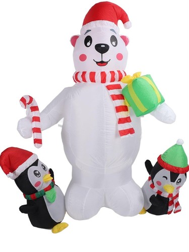 6ft large inflatable - large, polar