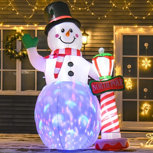 Christmas inflatable snowman - christmas,