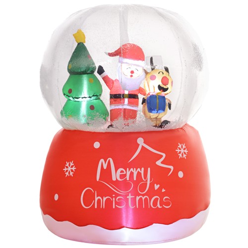 5ft inflatable snow globe - inflatable,