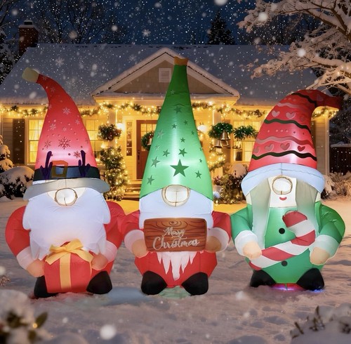 Inflatable christmas gnomes - inflatable,