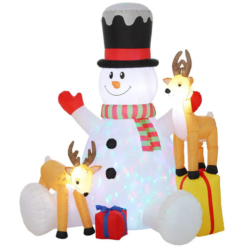 7ft inflatable snowman 2 - ,