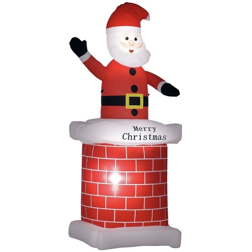 7ft christmas inflatable santa - 7ft,