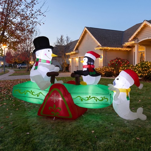 7ft inflatable christmas - inflatable,