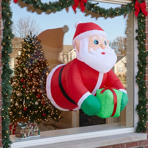 Christmas inflatable santa - christmas,