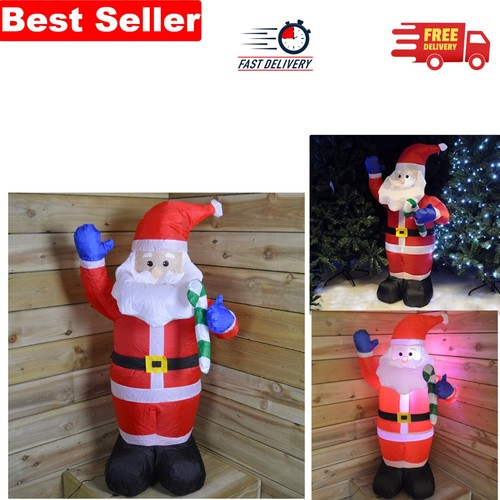 4ft christmas inflatable santa - inflatable,