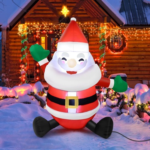 Christmas inflatable santa - christmas,