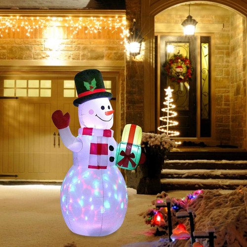 Snowman hold gifts xmas - hold,