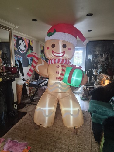8ft christmas inflatable - christmas,