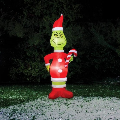 6ft light grinch - 6ft, inflatable