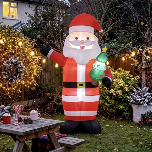 8ft christmas inflatable santa - inflatable,
