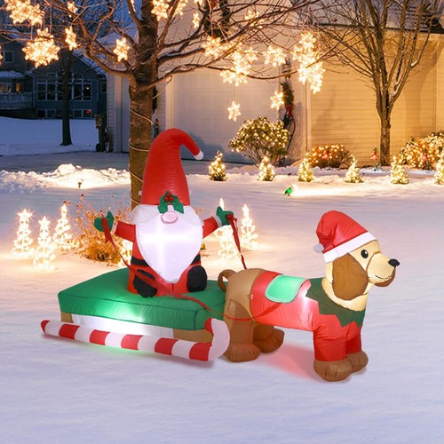 Christmas inflatable snowman - christmas,